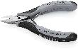KNIPEX Seitenschneider Elektronik ESD Sp itzflachkopf mit Fase klein 115mm Produktbild img3 S