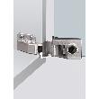 Hettich Möbel-Glastürscharnier, ET 5160, 30866, 170°, Zinkdruckguss matt vernickelt Produktbild