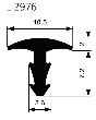 ELLEN Treppenprofil L 2976,10,5x9,2,1.000mm,halbrund,schwarz Produktbild