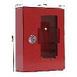 ROTTNER Schlüsselschrank, NS 1, mit Zylinderschloss, DR rot Produktbild img3 S