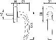 HOPPE® Fenstergriff Atlanta 0530/US952, mit Schrauben, Aluminium Produktbild img2 S