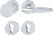 HOPPE® Wechselgarnitur mit Rosetten Verona 58/42KB/42KBS/1510, Aluminium Produktbild