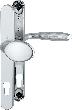 HOPPE® Wechselgarnitur mit Schmalschild New York 76G/3346/1810, Aluminium Produktbild