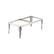 Hettich STAschubk.-Hängerahmen, steckbar, Systema Top 2000 9039923, Stahl, aluopt. vern. Produktbild