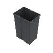 Hettich Abfallsystem-Eimer, 29l, AvanTech You Pull 9279393, Kunststoff anthrazit Produktbild