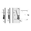 Hettich Schrank-Kleiderlift, Duo Lift 15, 42507, 750-1150mm, 15kg, aluminiumoptik Produktbild img2 S