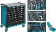 HAZET Werkstattwagen Assistent ∙ mit Sortiment 179NXL-7/265 ∙ 959 mm x 518 mm x 1020 mm ∙ Schubladen, flach: 5× 81 x 696 x 398 mm ∙ Schubladen, hoch: Produktbild img1 S