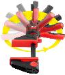 BESSEY Einhandzwinge mit drehbarem Griff EZ360 Produktbild img2 S