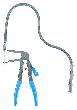GEDORE KL-0121-21 A Schlauchklemmenzange mit Fernbedienung (halbstarr) Produktbild