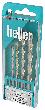 heller AllMat Universalbohrer Set, Rundschaft, 4-teilig Ø 5/6/8/10 mm Produktbild