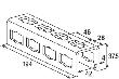 fischer Schienenverbinder PFUF OC, Stahl galvanisch verzinkt Produktbild img4 S