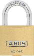 ABUS Vorhangschloss 85/40, Messing massiv Produktbild img1 S