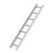 GÜNZBURGER STEIGTECHNIK Dachleiter 7 Sprossen, Aluminium, B 330mm, L 1960mm, Aluminium, natur Produktbild