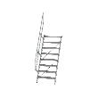 GÜNZBURGER STEIGTECHNIK Treppe 60° Stufenbreite Aluminium geriffelt Produktbild img1 S