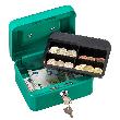 BURG WÄCHTER OB-Geldkassette, mit Hartgeldeinsatz, Money 5015, Stahlblech grün Produktbild img5 S