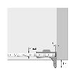 Hettich Möbel-Glastürgriff, für Glastürscharnier, 25314, Zinkdruckguss matt vernickelt Produktbild img4 S