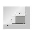 Hettich Möbel-Glastürscharnier, ET 5150, 24908, 170°, Zinkdruckguss matt vernickelt Produktbild img4 S
