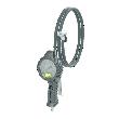 RIEGLER Hand-Reifenfüllmesser mit Hebelstecker, drehbar, geeicht, Manom. Ø80mm Produktbild