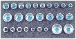 GEDORE 1500 CT1-19 IS Satz Steckschlüsseleinsätze 1/2" in Check-Tool-Modul Produktbild
