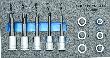 GEDORE 1500 CT1-INX 19 LK Satz Schraubendrehereinsätze 1/2" in Check-Tool-Modul Produktbild