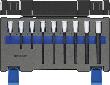 GEDORE Schraubendreher-Einsätze Satz 1/4" + 3/8" TX-Plus 10-teilig Produktbild img1 S