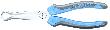 GEDORE 8138-200 JC Mechanikerzange gewinkelt 200 mm 2K-Griff Produktbild