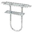 VORMANN Vario-Heizkörperkonsole,L 190mm,B 45mm, zum Anschrauben, Stahl verzinkt Produktbild