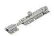VORMANN Türschlossriegel,mit Schlaufe,abschließbar,gerade,130x43,5, silber Produktbild