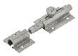 VORMANN Bolzen-Knopfriegel,mit Schlaufe,Knopfgriff,gerade,80x36, silber Produktbild