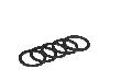 floraworld Ersatz-Dichtungs-Set1 1/4",5 Stück Gummi Produktbild