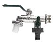 floraworld Dpl.-Kugel-Auslaufhahn3/4" m.Stecksystem Produktbild img2 S