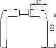 AMF Türdrücker-Lochteil 418L, F1, VK8, TS 30-50 Produktbild img2 S