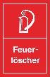 Neutral Hinweisschild, Feuerlöscher, rot Produktbild