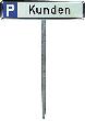 SafetyMarking Einschlagpfahl 750mm für Parkplatzschilder Produktbild img1 S