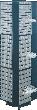 RAACO Drehturm leer, blau H1760xD680 mm für Magazine T150 mm Produktbild