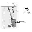 Hettich Schrank-Kleiderlift, Duo Lift 18, 9079882, 750-1150mm, 18kg, aluminiumoptik Produktbild img3 S