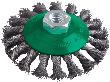 fortis Kegelbürste, Stahldraht, gezopft Produktbild