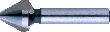FORUM Kegel- und Entgratsenker, DIN334 C, 60°, HSS, blank Produktbild