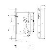 BKS Einsteckschloss (mechanisch) B-05150, F-Stulp, nickelsilber Produktbild img2 S