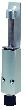 KWS Türfeststeller 1222,Hub 60mm, silberfarben, einbrennlack. Produktbild
