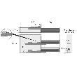 Hettich Küchenunterschrank-Frontauszug, Classic, 9207578, 90°, rechts, silber, KB150mm Produktbild img3 S