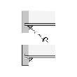 Hettich MB-Rückwandverbinder, RV8, 79438, Kunststoff, weiß, unbehandelt Produktbild img2 S