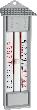 TFA Dostmann Thermometer Maxima-Minima K unststoff, grau Produktbild