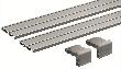 Hettich MB-Laufprofil-Set, zweibahnig, 2500mm, SlideLine M, 9227245, silber Produktbild