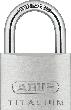 ABUS Vorhangschloss Titalium 64TI/50, TITALIUM™-Spezialaluminium Produktbild img1 S