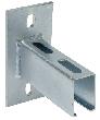 fischer Teleskopflansch TSF L 38/40 Stahl,zn,Profil:38/40,Länge:120,Br.: 40 Produktbild