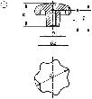 Kipp Sterngriffe DIN 6336 aus Grauguss Form E Gewindesackloch Produktbild img2 S