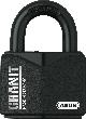 ABUS Vorhangschloss Granit 37/55 B/SB,schwarz,vs. Produktbild