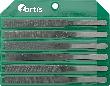 fortis Werkzeuge Kontaktfeilen-Satz 150mm Kreuzhieb 6-teilig in PVC-Tasche Produktbild