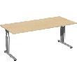 geramöbel Schreibtisch C-Fuß Flex S-617146S 180 x 80 x 82cm Produktbild
